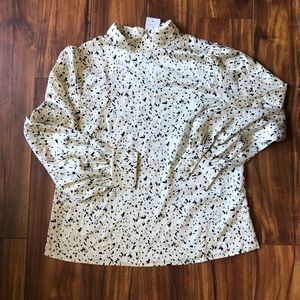 Bohme black/white blouse NWT never worn!